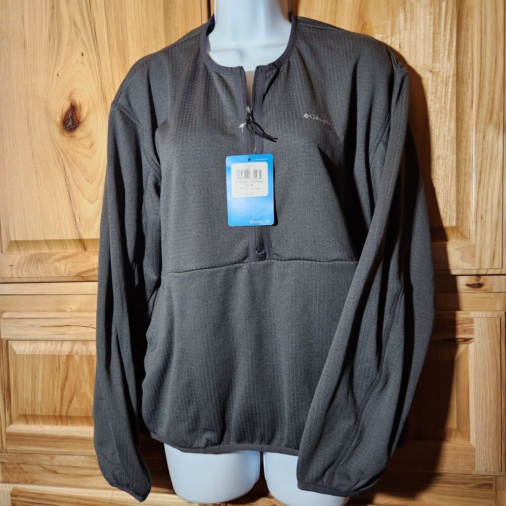 Columbia Omni‑Wick ½ Zip Pullover Women’s Small Gray